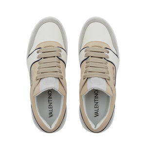 VALENTINO sneaker Rey Multicolor leather and suede White/Grey