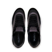 Carica l&#39;immagine nel visualizzatore di Gallery, VALENTINO Sneaker Venus pelle e crosta Black