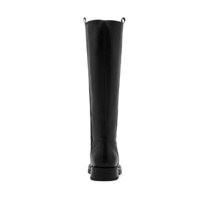 VALENTINO Flat calfskin black boot