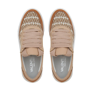 VALENTINO Sneaker BaragaS Beige in cotone VVV