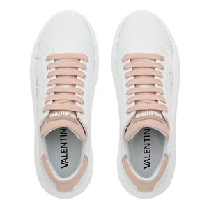 VALENTINO Sneaker Bounce S Logo Lettering White/ Nude