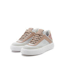 Carica l&#39;immagine nel visualizzatore di Gallery, VALENTINO Sneaker Venus pelle e crosta White/Nude