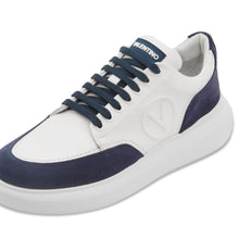 Carica l&#39;immagine nel visualizzatore di Gallery, VALENTINO Sneaker BOUNCE pelle e camoscio White/Blu