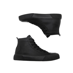 VALENTINO Aron Black Leather Ankle Boot