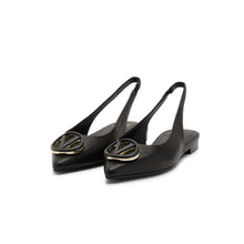 Load image into Gallery viewer, VALENTINO Slingback flat black