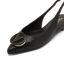 Load image into Gallery viewer, VALENTINO Slingback flat black