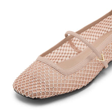 Load image into Gallery viewer, VALENTINO Ballerina Crystal Nude