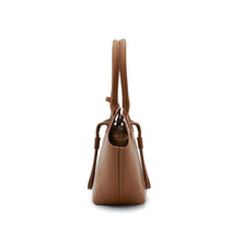 Carica l'immagine nel visualizzatore di Gallery, VALENTINO Borsa a Mano Soft Cuoio - Mini - vista laterale con focus su profondità della borsa.