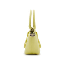 Carica l'immagine nel visualizzatore di Gallery, VALENTINO Borsa a Mano Soft Giallo - Mini - ista laterale con focus su profondità della borsa.