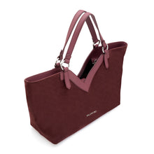 Load image into Gallery viewer, VALENTINO borsa a spalla Jolie Suede Bordeaux