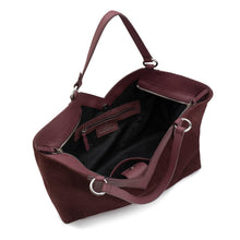Load image into Gallery viewer, VALENTINO borsa a spalla Jolie Suede Bordeaux