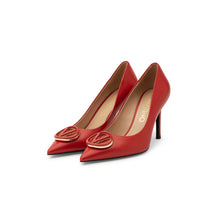 Load image into Gallery viewer, VALENTINO Décolleté V-Logo Rosso - Valentino by Mario Valentino