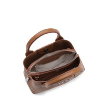 Carica l'immagine nel visualizzatore di Gallery, VALENTINO hand bag Miranda Cuoio mini - vista interna borsa con scomparto chiuso con zip