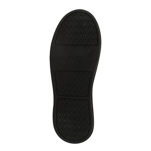 Sneaker VALENTINO Rey VLogo in nappa nera con suola bombata e tag in tessuto con logo