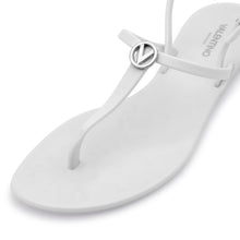 Load image into Gallery viewer, VALENTINO Jally V-Detail Sandal White