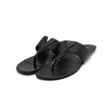 Load image into Gallery viewer, VALENTINO Sandalo Resort V-Toe Black - Valentino by Mario Valentino