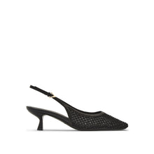 Load image into Gallery viewer, VALENTINO Slingback Crystal Black