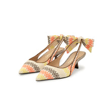 Load image into Gallery viewer, VALENTINO Slingback Foulard VVV - Valentino by Mario Valentino