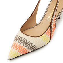 Load image into Gallery viewer, VALENTINO Slingback Foulard VVV - Valentino by Mario Valentino