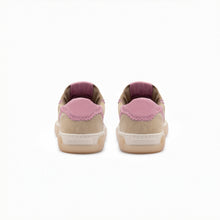 Load image into Gallery viewer, VALENTINO Sneaker Glossy Suede Contrast - Beige/Pink - Valentino by Mario Valentino
