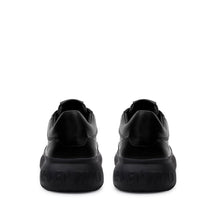 Load image into Gallery viewer, Retro della Sneaker Valentino Jump Black con tallone bianco e logo Valentino in rilievo