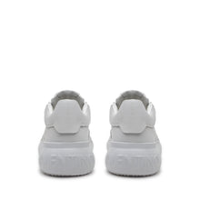 Load image into Gallery viewer, Retro della Sneaker Valentino Jump White con tallone nero e logo Valentino in rilievo