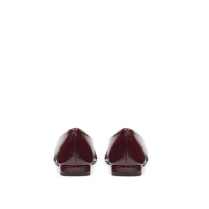 VALENTINO Ballerina vernice Bordeaux