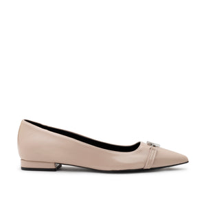 VALENTINO Ballerina vernice nude