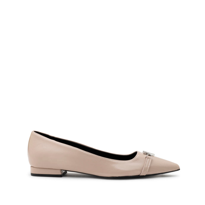 VALENTINO Ballerina vernice nude