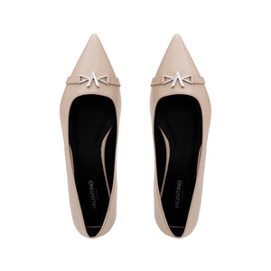 VALENTINO Ballerina vernice nude
