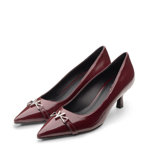 VALENTINO Décolleté vernice Bordeaux