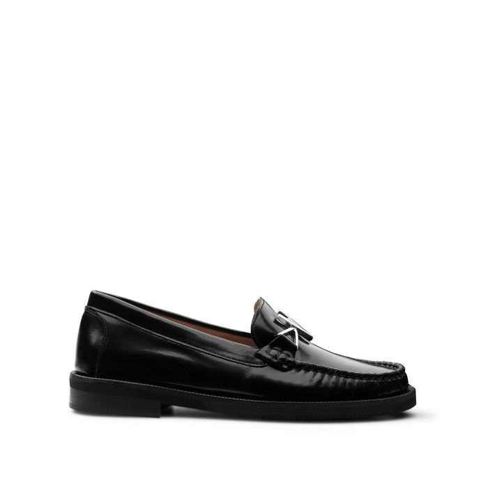 VALENTINO Mocassino V pelle Black