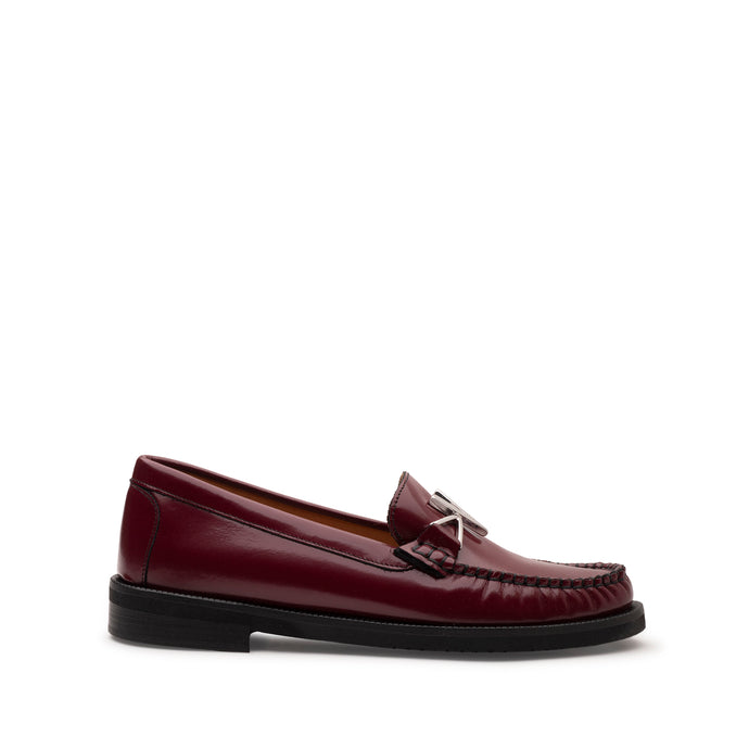 VALENTINO Mocassino V pelle Bordeaux