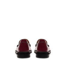 Load image into Gallery viewer, VALENTINO Mocassino V pelle Bordeaux