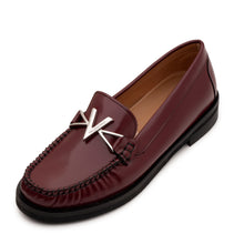 Load image into Gallery viewer, VALENTINO Mocassino V pelle Bordeaux