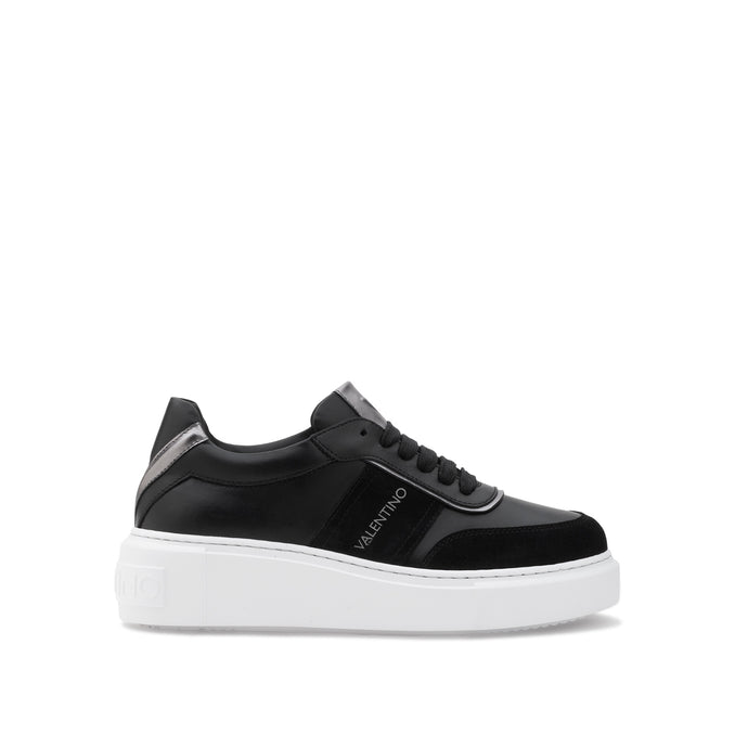 VALENTINO Sneaker BaragaS Black pelle e camoscio