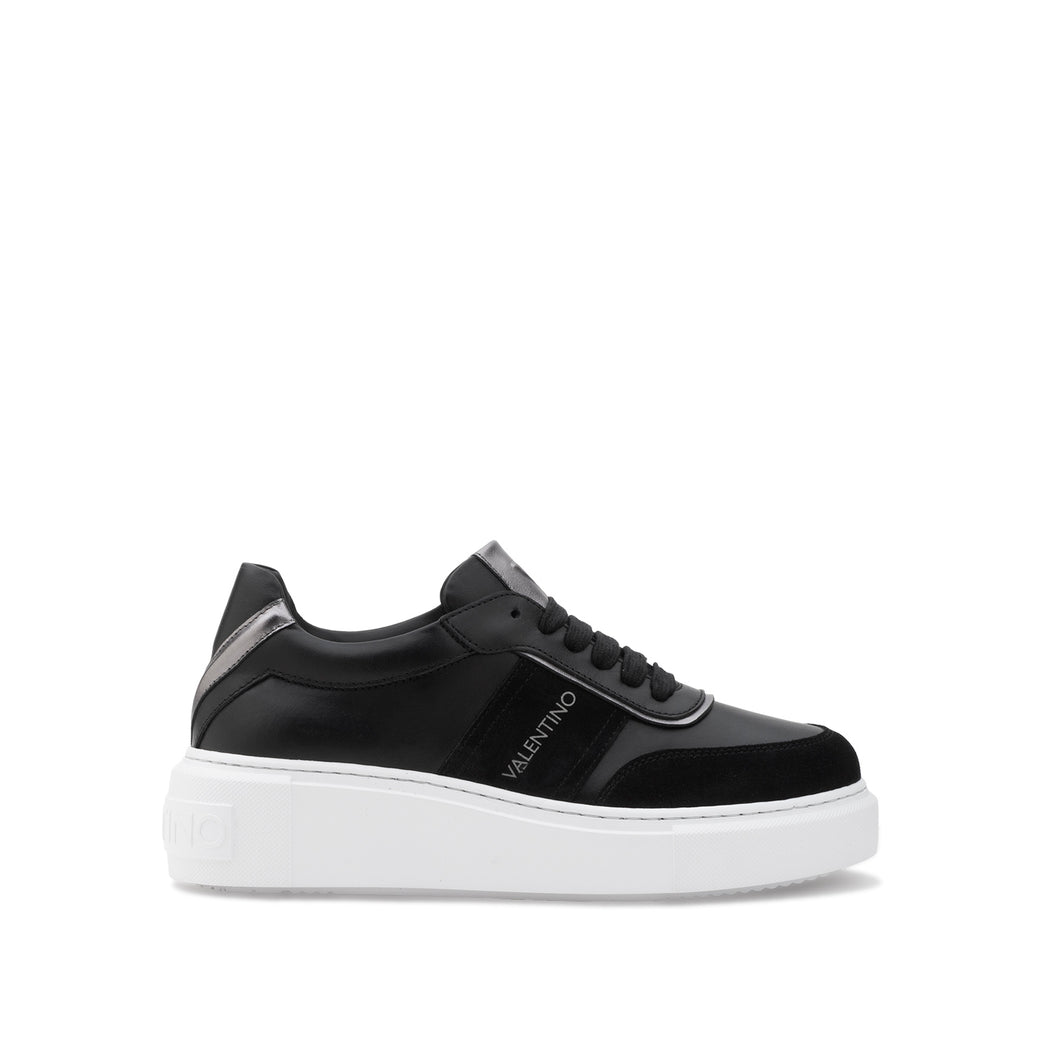 VALENTINO Sneaker BaragaS Black pelle e camoscio