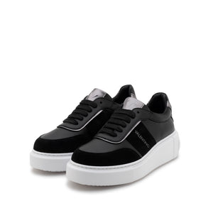 VALENTINO Sneaker BaragaS Black pelle e camoscio