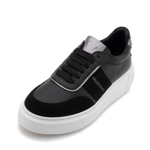 VALENTINO Sneaker BaragaS Black pelle e camoscio