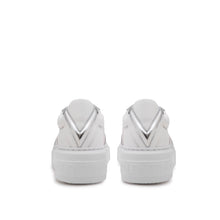 Carica l&#39;immagine nel visualizzatore di Gallery, VALENTINO Sneaker BaragaS White/Silver pelle e camoscio