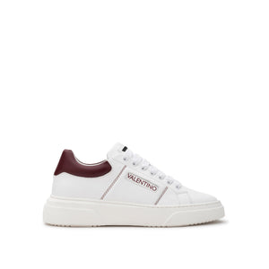 VALENTINO Sneaker STUNNY Bordeaux logo a fascia