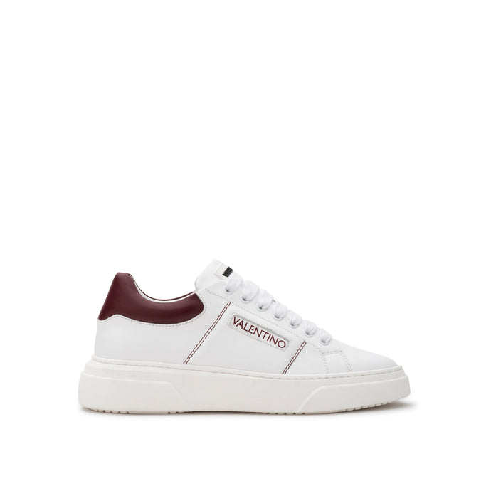 VALENTINO Sneaker STUNNY Bordeaux logo a fascia