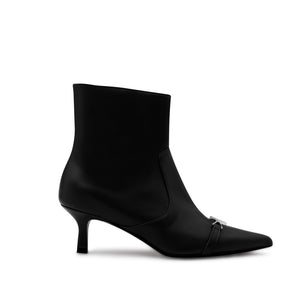 VALENTINO Stivaletto kitten nappa nera