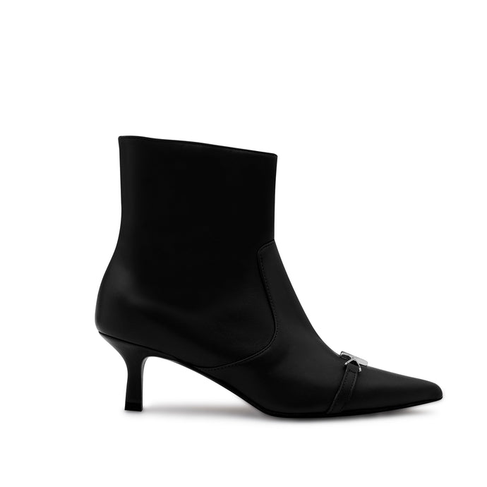 VALENTINO Stivaletto kitten nappa nera