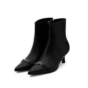 VALENTINO Stivaletto kitten nappa nera