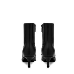 VALENTINO Stivaletto kitten nappa nera