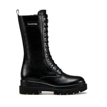 Load image into Gallery viewer, VALENTINO Combat Boot in black calf hide