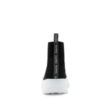 Load image into Gallery viewer, VALENTINO Sneaker high top in black stretch fabric